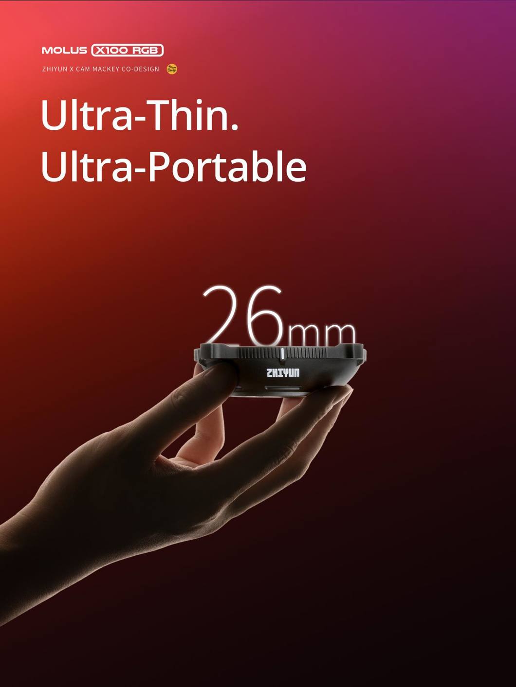 Zhiyun Molus LED X100RGB Pro Cob Light