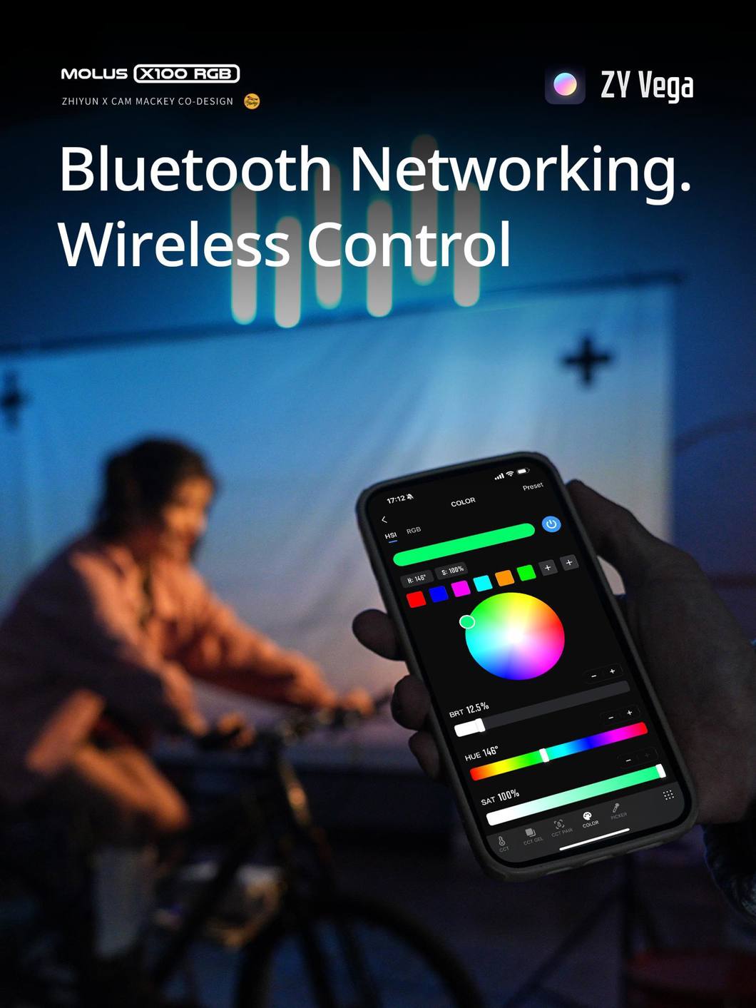 Zhiyun Molus LED X100RGB Pro Cob Light