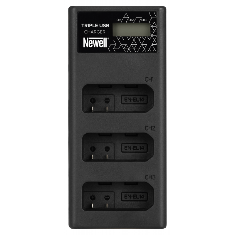 ladowarka-trzykanalowa-newell-cd-usb-c-do-akumulatorow-en-el14-do-nikon2